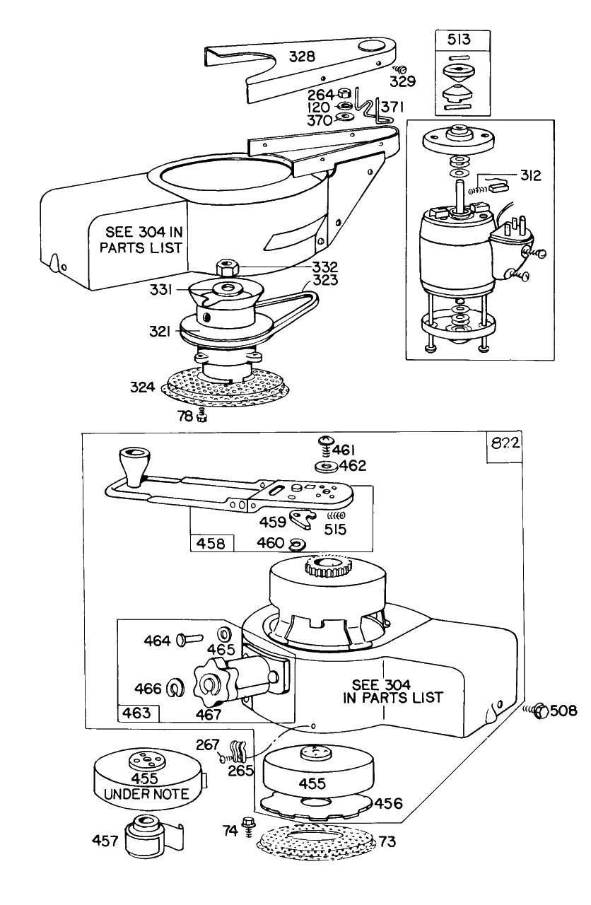 Blower Hsgs,rewind Starters Diagram and Parts List for 60500-0137-XX  Briggs and Stratton Engine